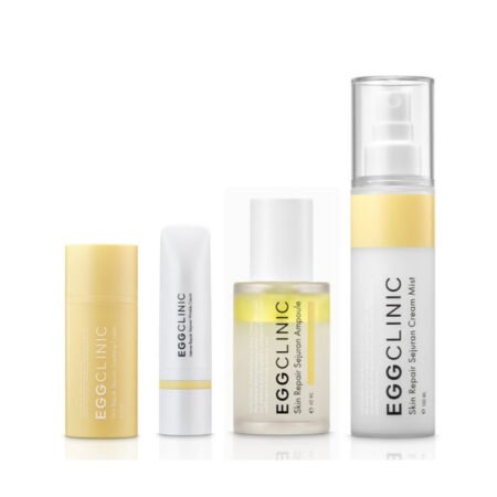 EGGCLINIC Skin Repair Sejuran 4 Types_Wrinkle Cream 15ml + Soothing Cream 15ml + Ampoule 40ml + Cream Mist 100ml