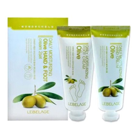 LEBELAGE Daily Moisturizing Olive Hand & Foot Cream 100ml 2set
