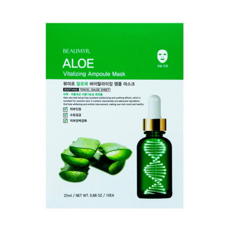 BEAUMYR ALOE VITALIZING AMPOULE MASK / 25g