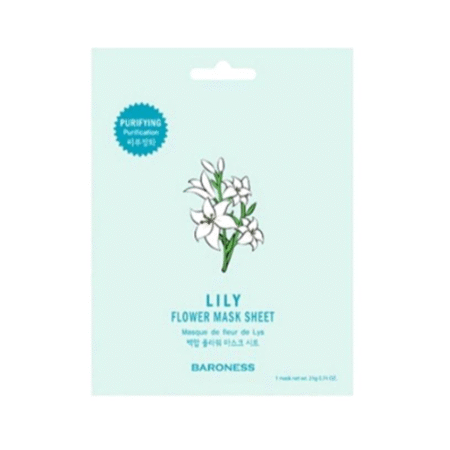 BARONESS LILY FLOWER MASK SHEET 21g